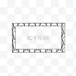 手抄报花边图片_复杂底纹合格证花边