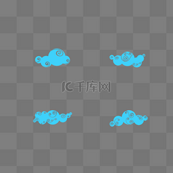 云图片_卡通可爱手绘云朵