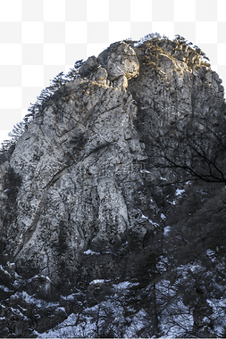 黄花山图片_陡峭高耸于云的山峰