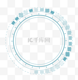 简约科技线条科技风边框