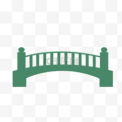 扁平化公路桥矢量图