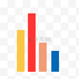 彩色ppt装饰图片_彩色柱状图PPT装饰