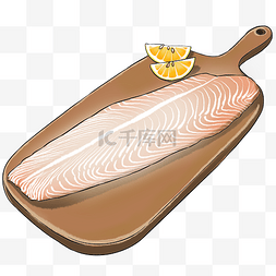 麻辣龙利鱼图片_菜板上的巴沙鱼肉片