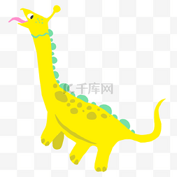 庞大动物图片_黄色的恐龙 
