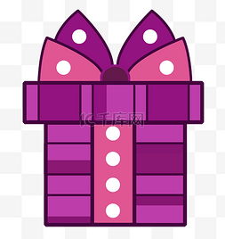 紫色礼物盒