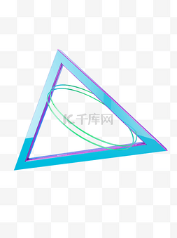 三角板背景板电商C4D装饰元素