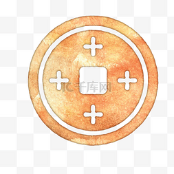  古代铜钱图标 