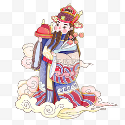 中国传统神仙月老福禄寿喜春节祝