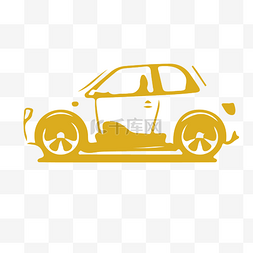 欧拉汽车logo图片_原装德国进口黄色小汽车