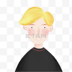 惊讶图片_可爱少年人物png免抠手绘插画