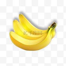 三根香蕉图片_三根金黄色的大香蕉