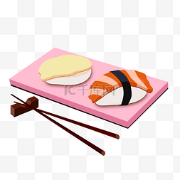 美食食物寿司插画