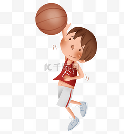 篮球赛比赛图片_儿童体育比赛扣篮的男孩