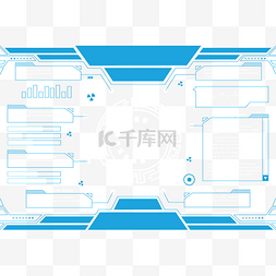 蓝色科技图片下载图片_矢量蓝色科技边框