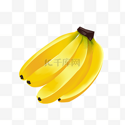 超市购物香蕉图标设计素材