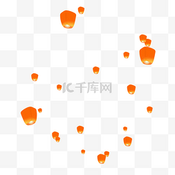 孔明灯图片_卡通孔明灯免抠图