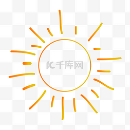 太阳下载图片_卡通简笔画太阳免扣图