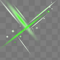 绿色星星发光光效