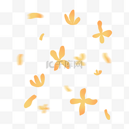 花朵橙色图片_橙黄色鲜艳秋天桂花花瓣