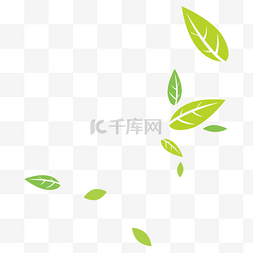 网页漂浮元素图片_大树叶的叶子