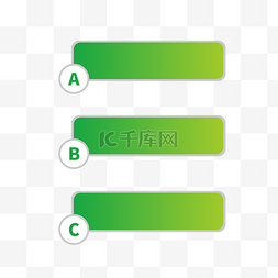 绿色信息标签