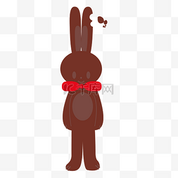 复活节的兔子插画