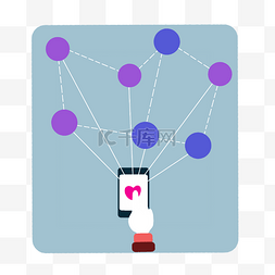 高科技手机模式分类图标