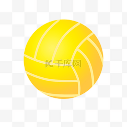 球类体育器材图片_体育器材排球插画