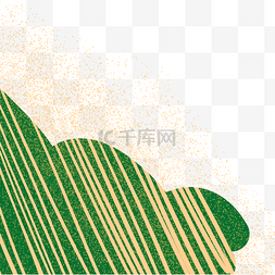 植物卡通花纹图片_卡通绿色的叶子免抠图