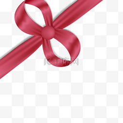 带给人喜庆的气球图片_粉色情人节礼物丝带矢量