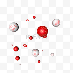 装饰球图片_c4d白色的装饰球