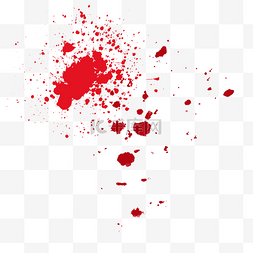 血滴污渍的载体图片_红色血迹痕迹元素