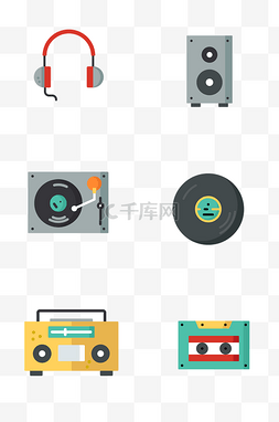 音乐图标音乐图标图片_音乐器材唱片相关图标