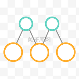 表单设计大赛图片_圆形数字英文扁平流程表