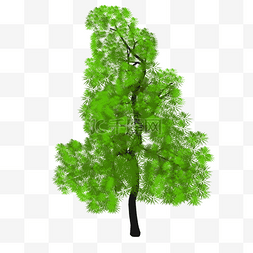 保护环境手绘图片_春天树木免抠素材