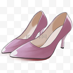 粉色高跟鞋图片_38妇女节女神的粉色高跟鞋