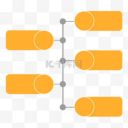 表图片_黄色英文字母时间轴流程表