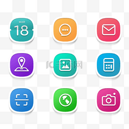 手机ui设计图片_手机APP图标UI设计icon