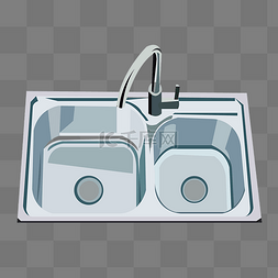 银色厨房用品水槽插图