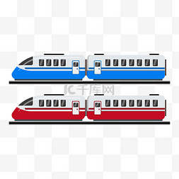 轨道交通图片_矢量免扣卡通火车