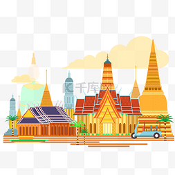 泰国建筑旅游