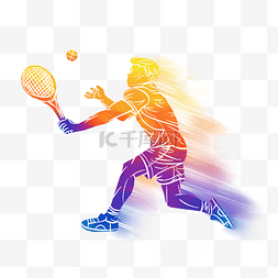 打网球图片_运动会网球运动亚运会