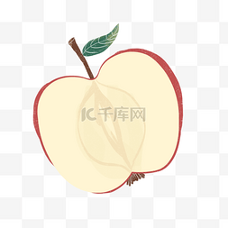 水果半个图片_半个苹果