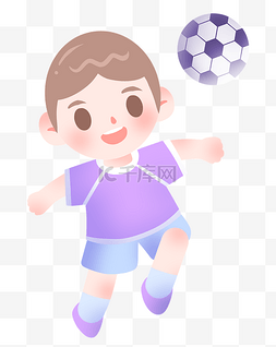 踢足球的小男孩图片_踢球的男孩