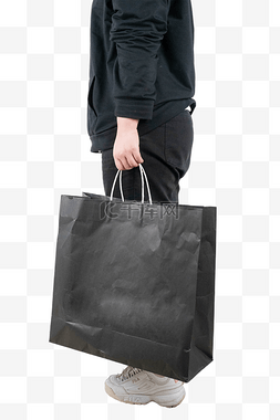 手提袋子黑色纸袋环保袋