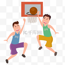 打篮球操场图片_进行篮球比赛训练的人