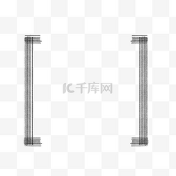 图案标志ai图片_半括号边框图案中式古风