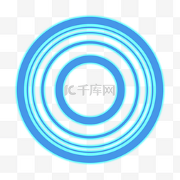 蓝色圆圈  光圈  光环