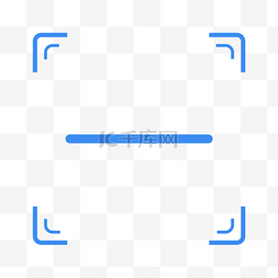 边框png简单图片_极简扫码边框