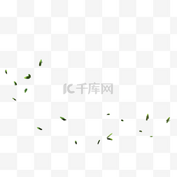 漂浮树叶免抠png图片_绿色的叶子免抠图